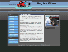 Tablet Screenshot of bugmevideo.com